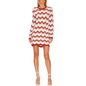 27 Miles Malibu Reno Crochet Mini Sweater Dress Size M NWT